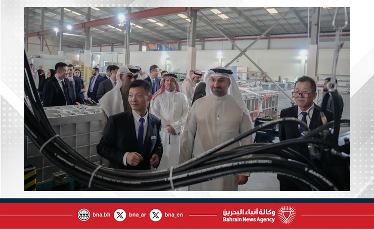 وزير الصناعة والتجارة يفتتح مصنع البحرين لتكنولوجيا المعدات الكهروميكانيكية للتبريد (BRET) في منطقة البحرين العالمية للاستثمار